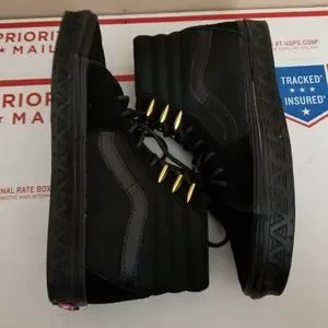 Vans Shoes Vans Marvel Black Panther Shoes Sneakers Sk8 Hi